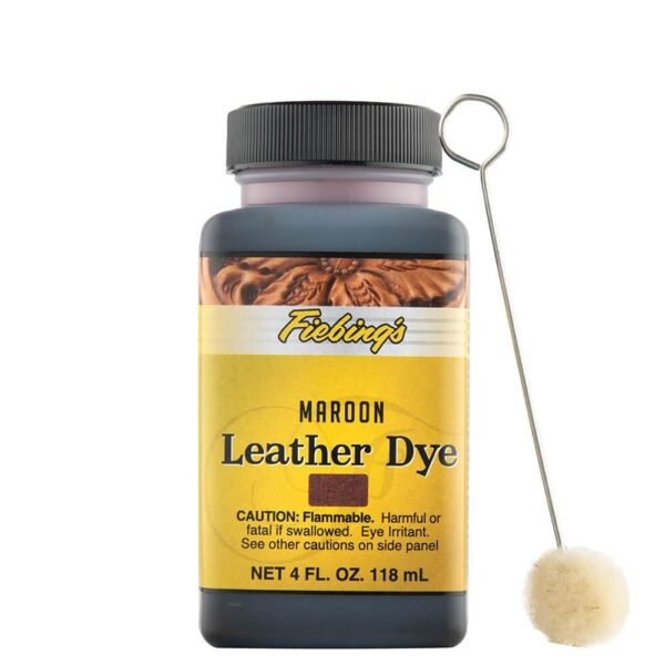 Thuốc Nhuộm Da Fiebing's Leather Dye 118ml (4Oz) Maroon