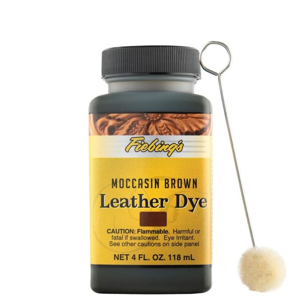Thuốc Nhuộm Da Fiebing's Leather Dye 118ml (4Oz) Moccasin Brown