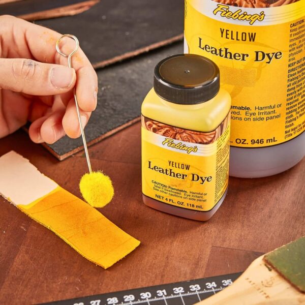 Thuốc Nhuộm Da Fiebing's Leather Dye 118ml (4Oz) Yellow