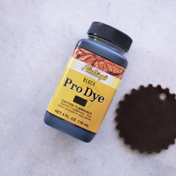 Thuốc Nhuộm Da Fiebing's Pro Dye 118ml (4Oz) Black
