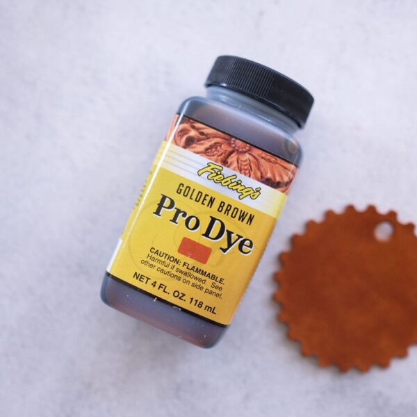 Thuốc nhuộm da Fiebing's Pro Dye 118ml (4Oz) - Golden Brown