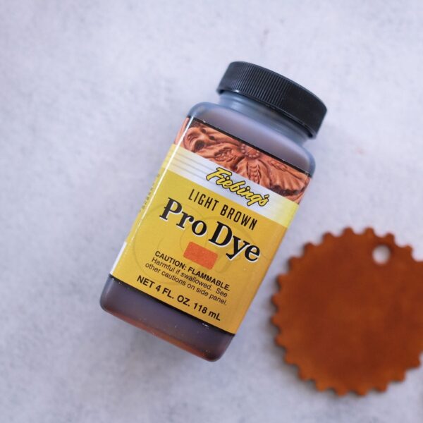 Thuốc nhuộm da Fiebing's Pro Dye 118ml (4Oz) - Light Brown