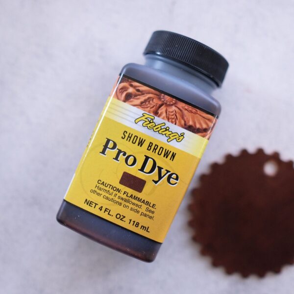 Thuốc nhuộm da Fiebing's Pro Dye 118ml (4Oz) - Show Brown